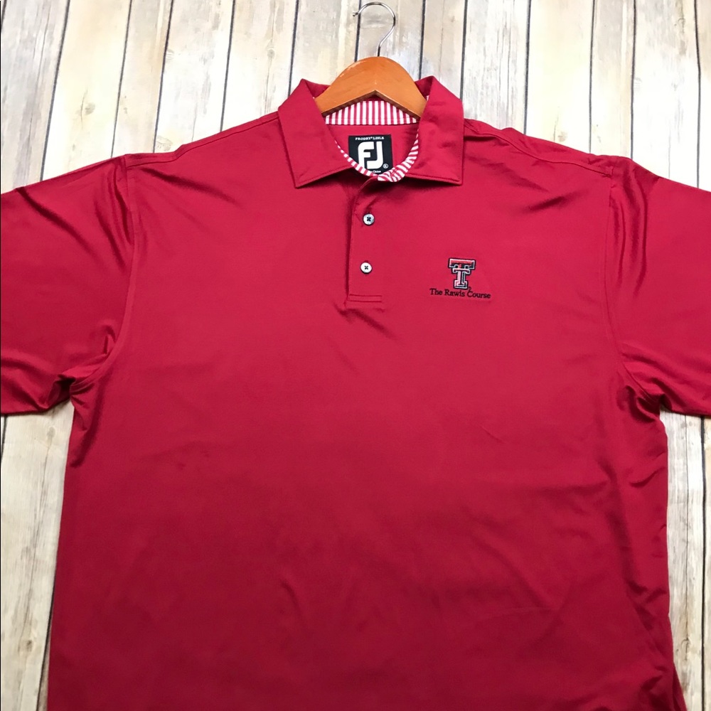 Foot joy- Texas Tech Golf Polo- Sz XL